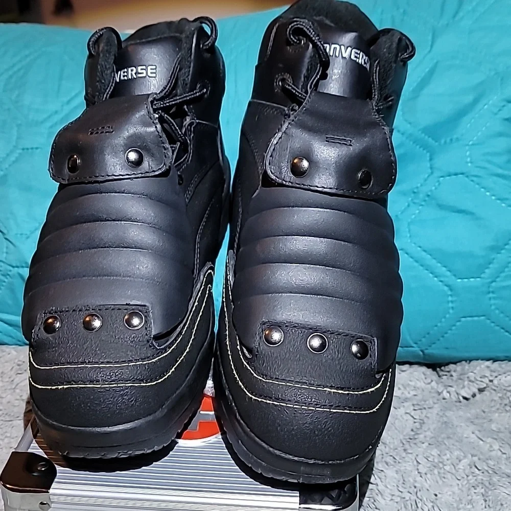 Converse Men's Steel Toe HiTop External Met-Guard Work‎ Shoes Boots Size 12 M